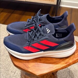 Adidas Ultraboost 5X Navy and Red Sneakers